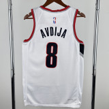 2022-23 Trail Blazers AVDIJA #8 White Top Quality Hot Pressing NBA Jersey