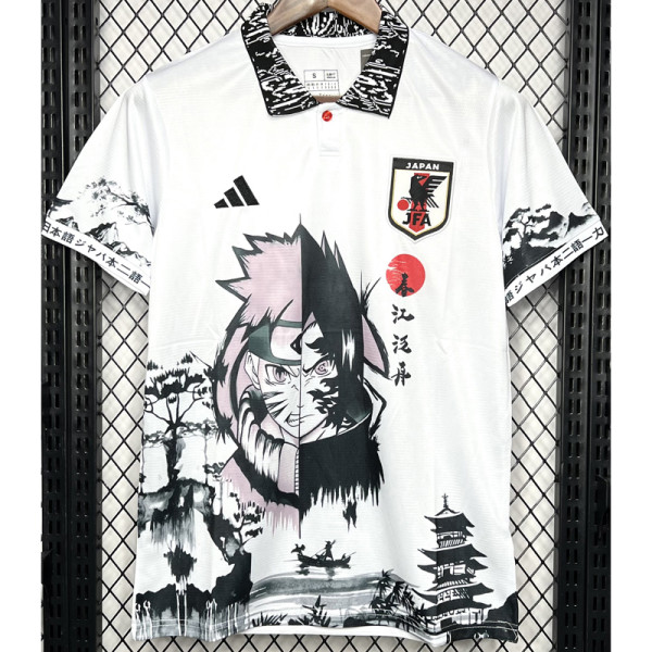 2024-25 Japan White Special Edition Fans Training Shirts (粉墨鸣人)