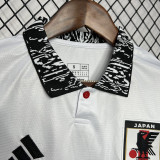 2024 Japan White Special Edition Fans Soccer Jersey (碳画鸣人)
