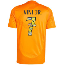 2024-25 RMA Away Print Cartoon Number #7 VINI JR. Fans Soccer Jersey