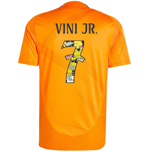 2024-25 RMA Away Print Cartoon Number #7 VINI JR. Fans Soccer Jersey