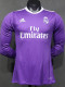 2016-2017 RMA Away Player Version 长袖球员 Long Sleeve Retro Soccer Jersey