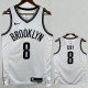 2022-23 NETS CUI #8 White Top Quality Hot Pressing NBA Jersey
