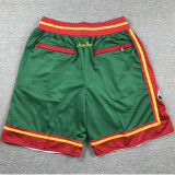Supersonic Green City Edition Top Quality NBA Pocket Pants *超音速