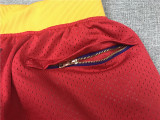 Rockets Knicks Red blue City Edition Top Quality NBA Pocket Pants *火箭拼尼克斯