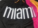 Heat Black City Edition Top Quality NBA Pocket Pants (热火彩虹版)