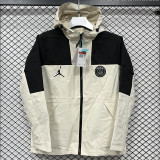 2024-25 PSG Jordan White Outdoor Jackets #B602冲锋衣