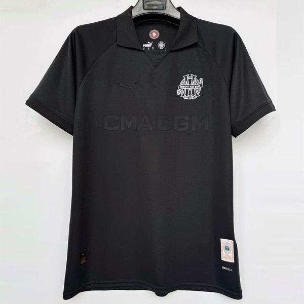 2024-25 Marseille Black 125th Anniversary 1:1 Fans Soccer Jersey