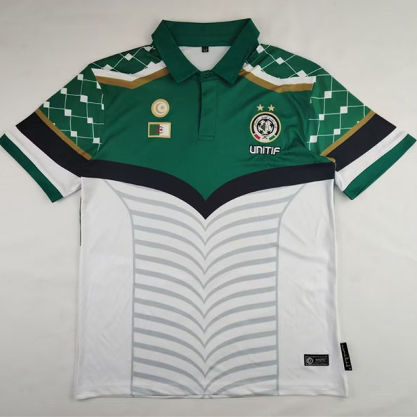 2023-24 Palestinian Green White Fans Soccer Jersey