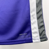 2022-23 KINGS DEROZAN #10 Purple Away Top Quality Hot Pressing NBA Jersey(V领）