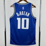 2023-24 Kings DEROZAN #10 Blue City Edition Top Quality Hot Pressing NBA Jersey