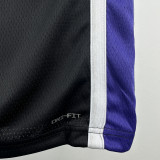2023-24 Kings SABONIS #11 Black Top Quality Hot Pressing NBA Jersey