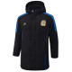 2024-25 Argentina Black Hooded Windbreaker Fabric Cotton Coat #G187(金标)棉衣