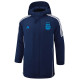 2024-25 Argentina Royal Blue Hooded Windbreaker Fabric Cotton Coat #G184(蓝标)棉衣
