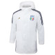2024-25 Italy White Hooded Windbreaker Fabric Cotton Coat #G222