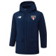2024-25 Sao Paulo Royal Blue Hooded Windbreaker Fabric Cotton Coat #G259