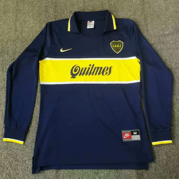 1996-1997 Boca Home Long Sleeve Retro Soccer Jersey (长袖)