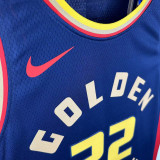 2024-25 WARRIORS WIGGINS #22 Royal blue City Edition Top Quality Hot Pressing NBA Jersey