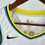2024-25 Indiana Pacers HALIBURTON #0 White City Edition Top Quality Hot Pressing NBA Jersey