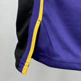 2022-23 LAKERS KNECHT #4 Purple Top Quality Hot Pressing NBA Jersey (Trapeze Edition) 飞人版