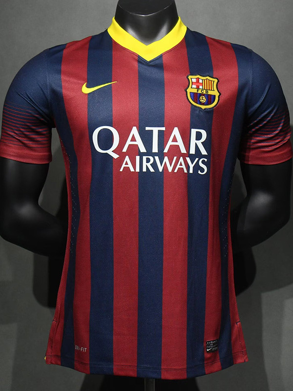 2013-2014 BAR Home Player Version 球员 Retro Soccer Jersey