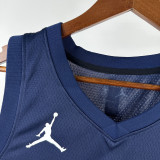 2024-25 Wizards POOLE #13 Royal blue Top Quality Hot Pressing NBA Jersey (Trapeze Edition)飞人版