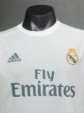 2015-2016 RMA Home Player Version 长袖球员 Long Sleeve Retro Soccer Jersey