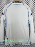 2003-2004 AJ Auxerre Home Long Sleeve Retro Soccer Jersey (长袖)
