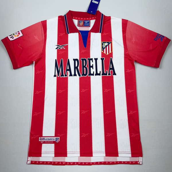 1998-1999 ATM Home Retro Soccer Jersey (带章)