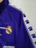 2024-25 RMA White & Blue Double Sided Windbreaker (双面刺绣)(双面风衣)