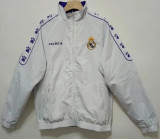 2024-25 RMA White & Blue Double Sided Windbreaker (双面刺绣)(双面风衣)