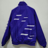 2024-25 RMA White & Blue Double Sided Windbreaker (双面刺绣)(双面风衣)