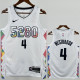 2024-25 Nuggets WESTBROOK #4 White City Edition Top Quality Hot Pressing NBA Jersey