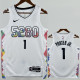 2024-25 Nuggets PORTERJR. #1 White City Edition Top Quality Hot Pressing NBA Jersey