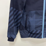 2024-25 Scotland Grey & Light blue Double Sided Windbreaker (双面风衣)