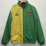 2006-2007 Man Utd Green Yellow Retro Double Sided Windbreaker (双面风衣)