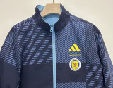 2024-25 Scotland Grey & Light blue Double Sided Windbreaker (双面风衣)