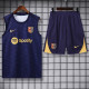 2025-26 BAR Royal blue Tank top and shorts suit