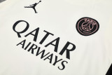 2025-26 PSG Jordan White Tank top and shorts suit