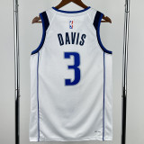 2022-23 Dallas Mavericks DAVIS #3 White Top Quality Hot Pressing NBA Jersey