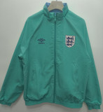1992 England Blue & Green Retro Double Sided Windbreaker (双面风衣)