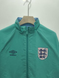 1992 England Blue & Green Retro Double Sided Windbreaker (双面风衣)