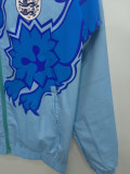 1992 England Blue & Green Retro Double Sided Windbreaker (双面风衣)