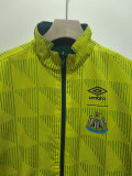 1991 Newcastle Green & Fluorescent Retro Double Sided Windbreaker (双面风衣)