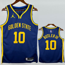 2022-23 WARRIORS BUTLERIII #10 Blue Top Quality Hot Pressing NBA Jersey (Trapeze Edition) 飞人版