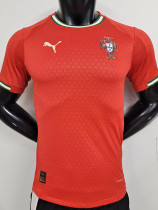 2025-26 Portugal Home Player Version Soccer Jersey #PM