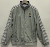 1990-1991 France Grey & Blue Retro Double Sided Windbreaker (双面风衣)