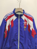 1990-1991 France Grey & Blue Retro Double Sided Windbreaker (双面风衣)