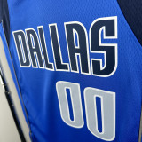 2022-23 Dallas Mavericks CHRISTIE #00 Blue Top Quality Hot Pressing NBA Jersey(V领)