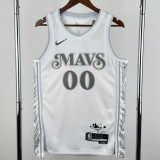 2024-25 Dallas Mavericks CHRISTIE #00 White City Edition Top Quality Hot Pressing NBA Jersey